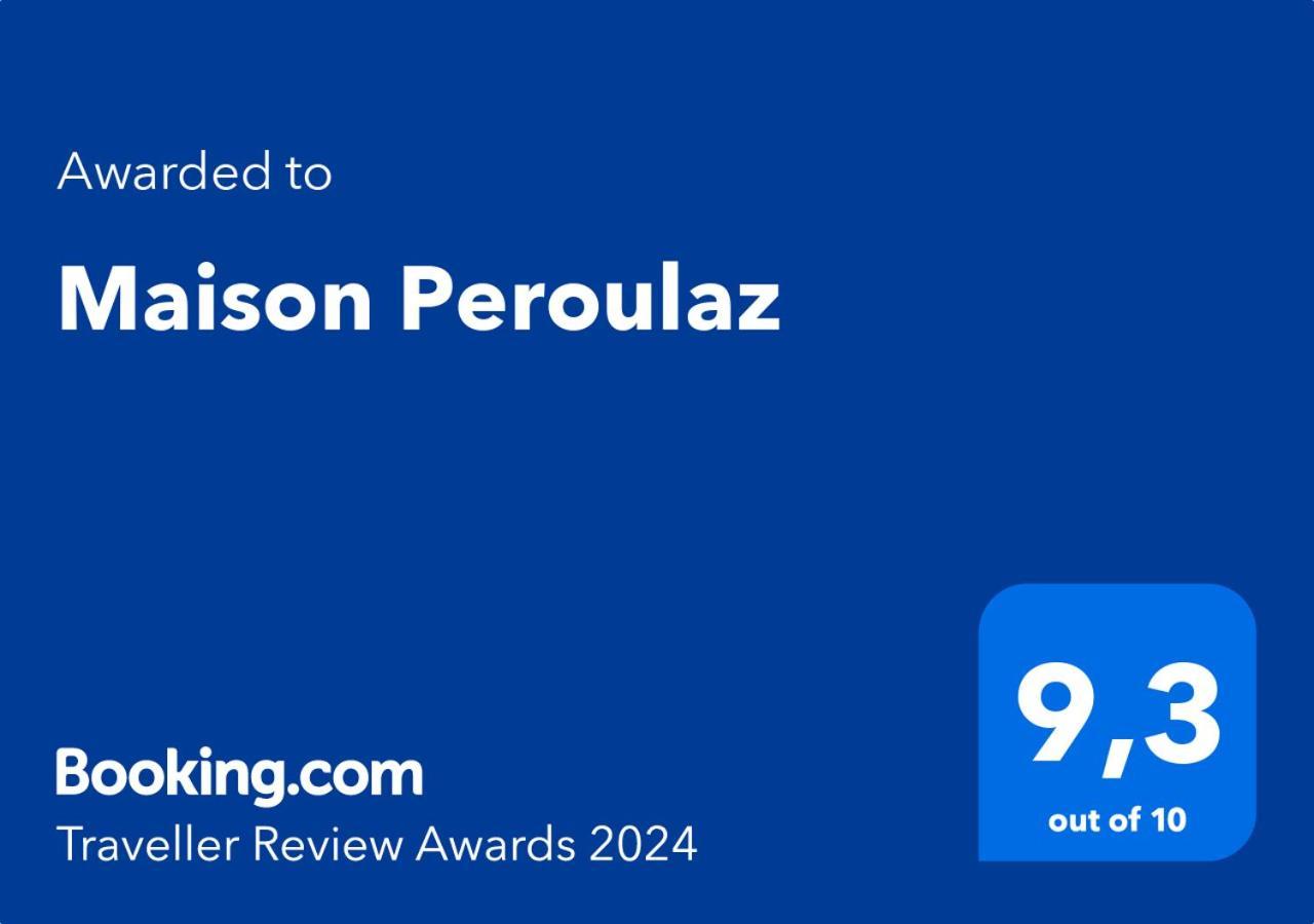 Maison Peroulaz Charvensod Kültér fotó